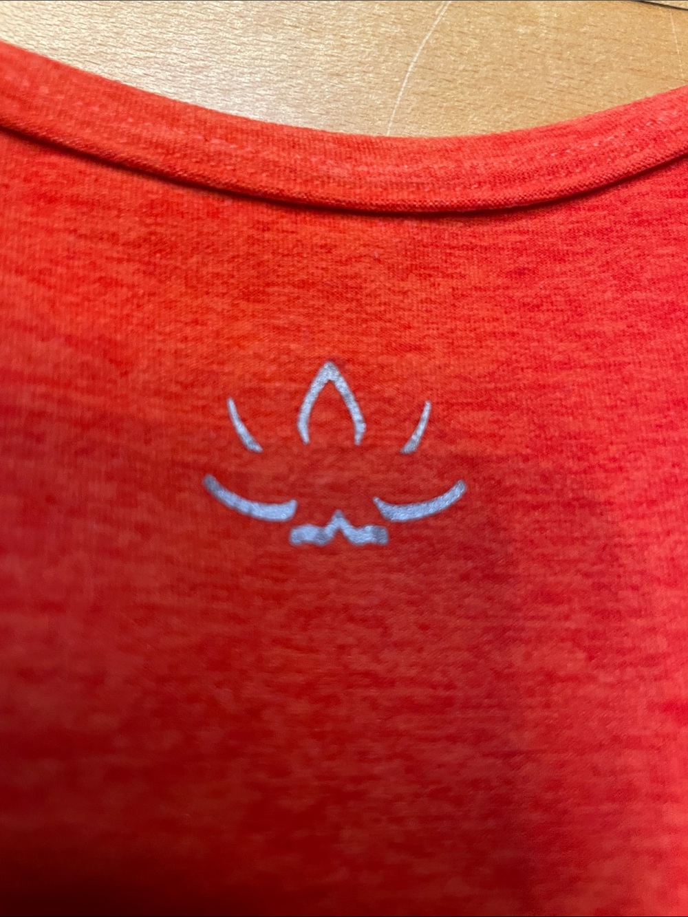 Beyond Yoga Bright Red Racerback V-Neck Sports Bra - Picture 3 of 8